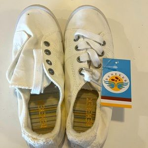 Brand new with Tags size 2 white sneakers